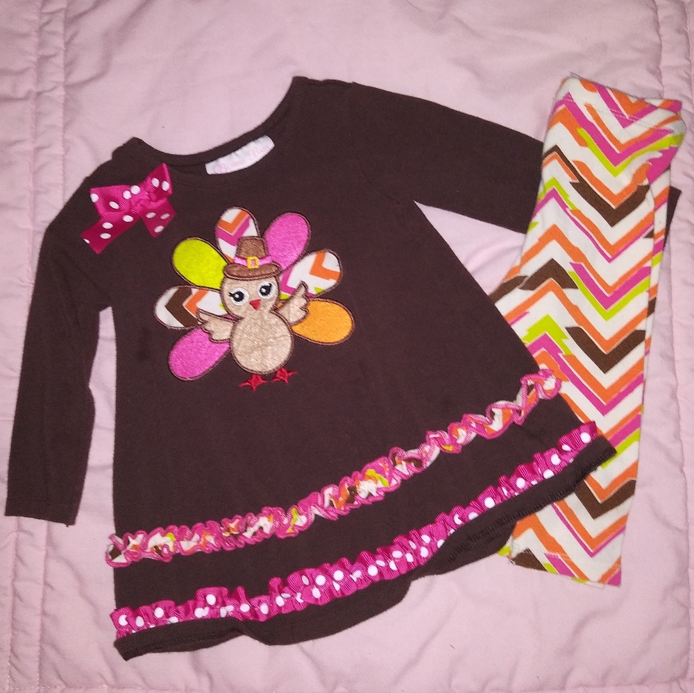 6-9mo babygirl thanksgiving outfit